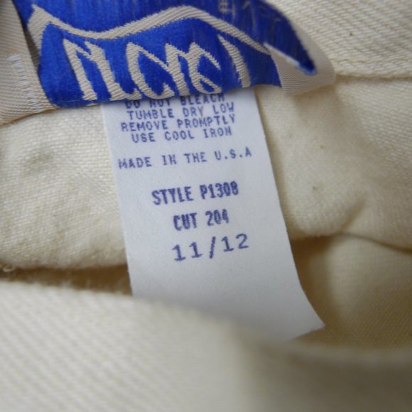 90s Circle T by Marilyn Lenox Western wear off-white denim pencil skirt